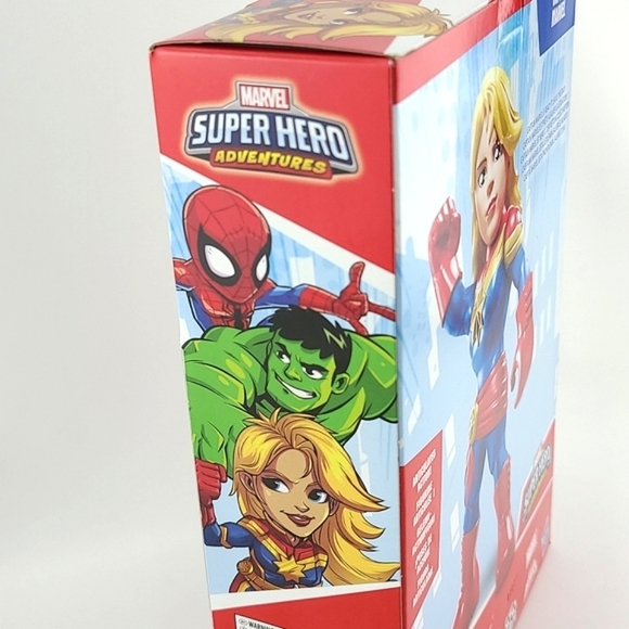 ⭐️3/ $30⭐️ Hasbro Captain Marvel Super Hero Adventures Figure Mega Mighties 3+Yr - Picture 13 of 14